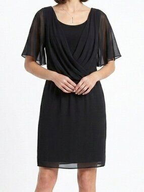 Evan Picone "Bold Beginnings" Chiffon Dress NEW- Sz. 4